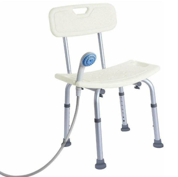 Поддерживающий стул со спинкой "Титан" для ванной и душа (складной, регулируемый) - фото 3 - id-p225759581