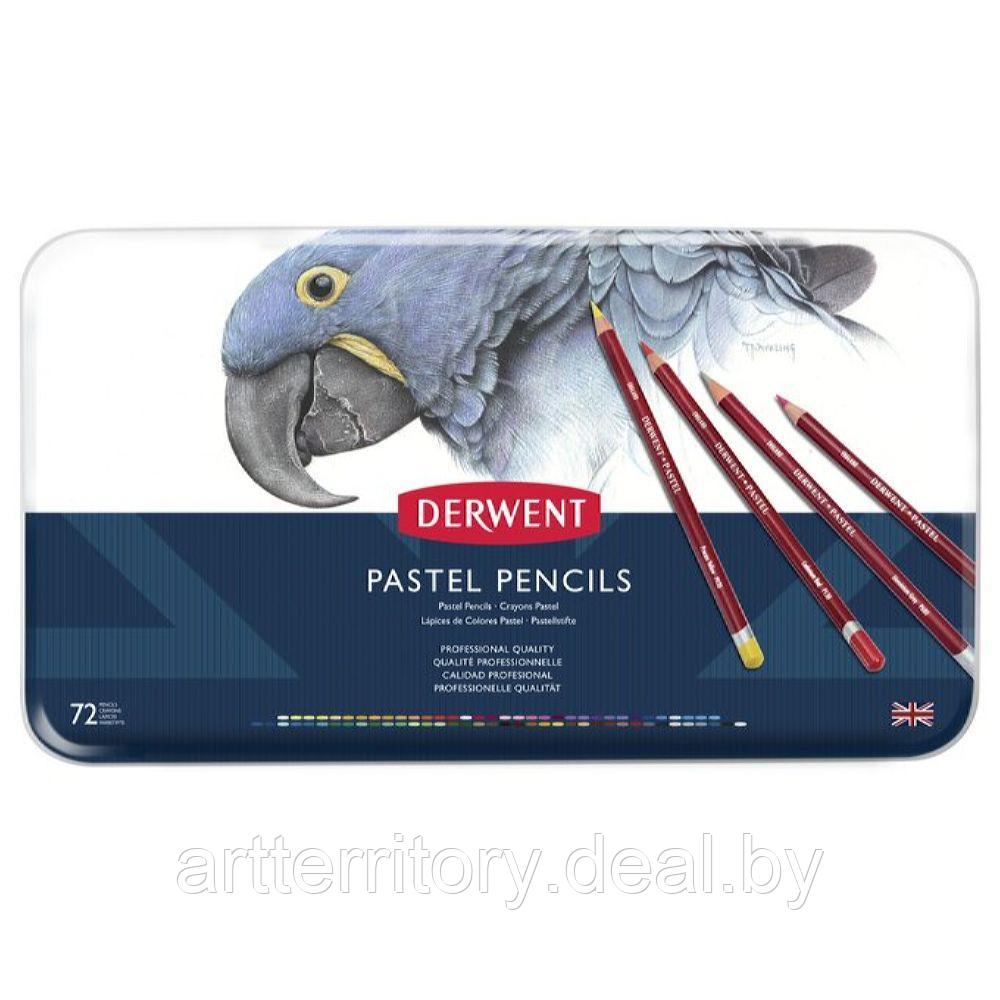 Набор пастельных карандашей Pastel Pencils, "Derwent" (72 цвета в металлической упаковке) - фото 1 - id-p225760110