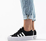 Кроссовки женские ADIDAS NIZZA PLATFORM W черный FV5321, фото 5