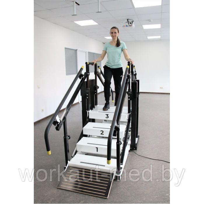 Тренажер для тренировки ходьбы Орторент CARMINA «Брусья-лестница» с регулировкой поручней - фото 3 - id-p225761725