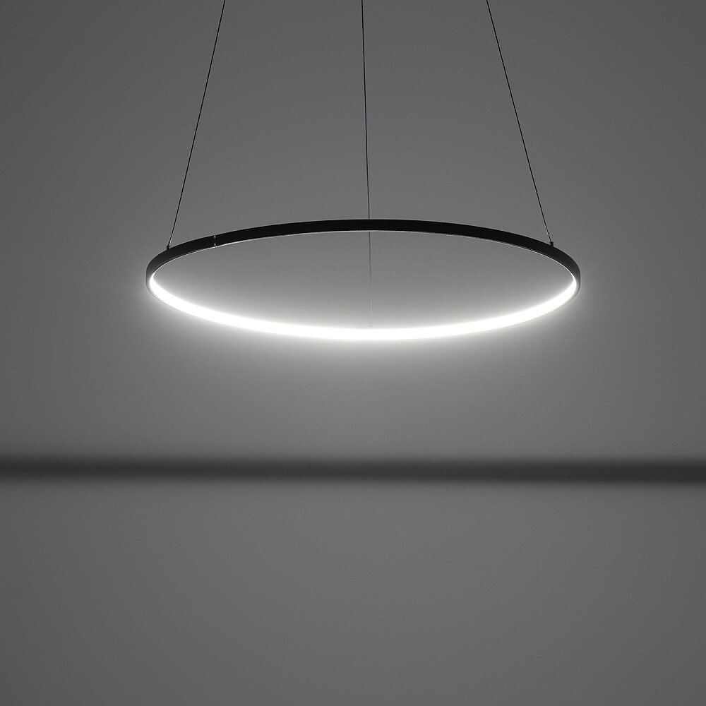 Подвесная круглая черная LED люстра Nowodvorski Circolo Led M 10862 - фото 2 - id-p225761781