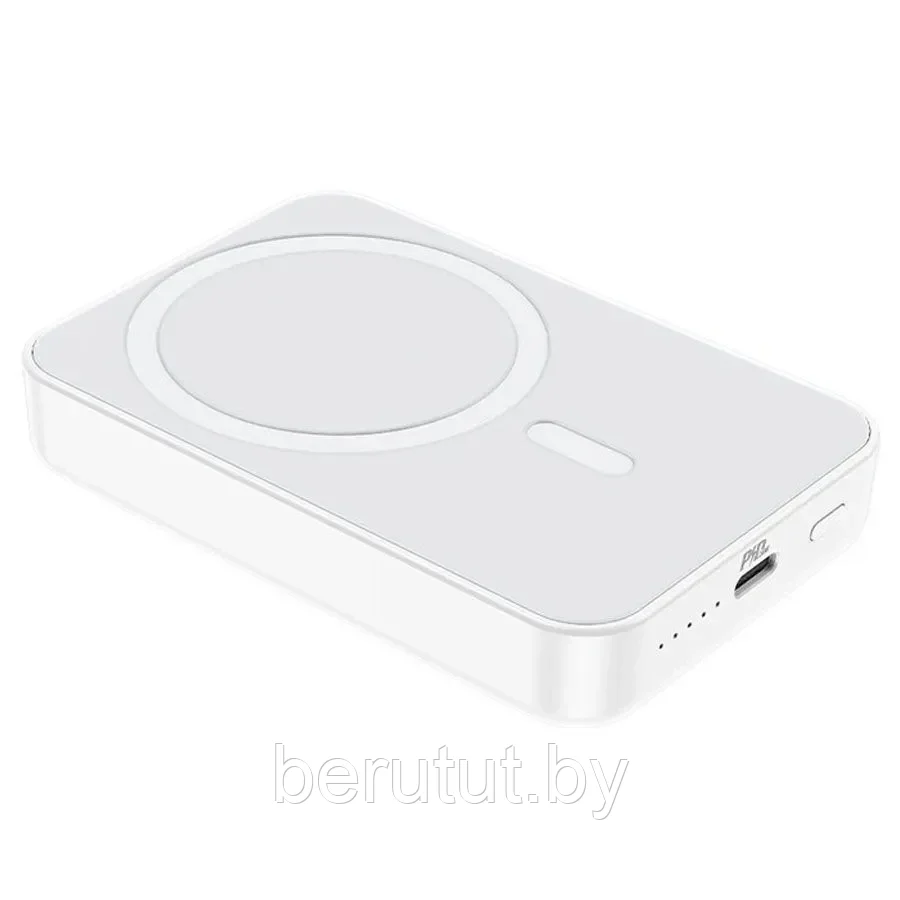 Повербанк Power Bank 5000 mah магнитный MagSafe HOCO J109 - фото 2 - id-p225761704