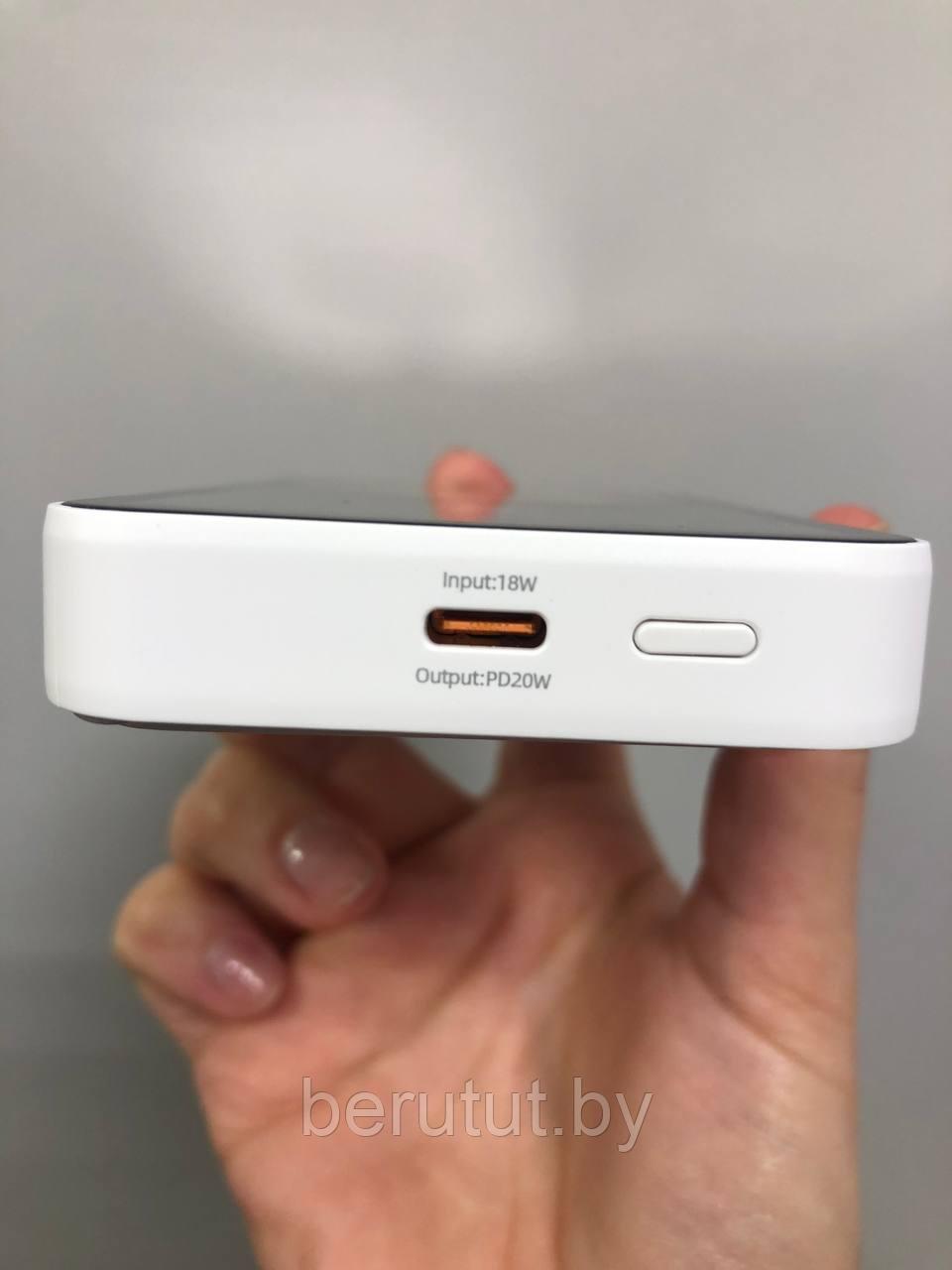 Повербанк Power Bank 5000 mah MagSafe HOCO Q10 с подставкой - фото 6 - id-p225761980