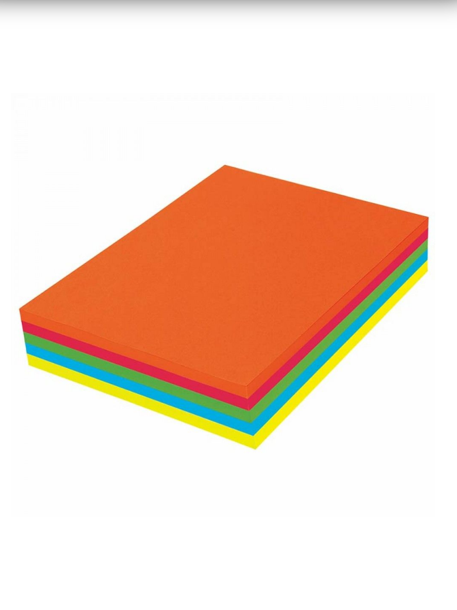 Бумага цветная для принтера "Радуга", А4, 80г/м2, 500л, ассорти - фото 5 - id-p225762779