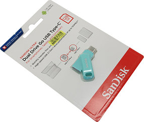 Накопитель SanDisk Ultra Dual Drive Go SDDDC3-128G-G46G USB3.1/USB-C OTGFlash Drive 128Gb (RTL)