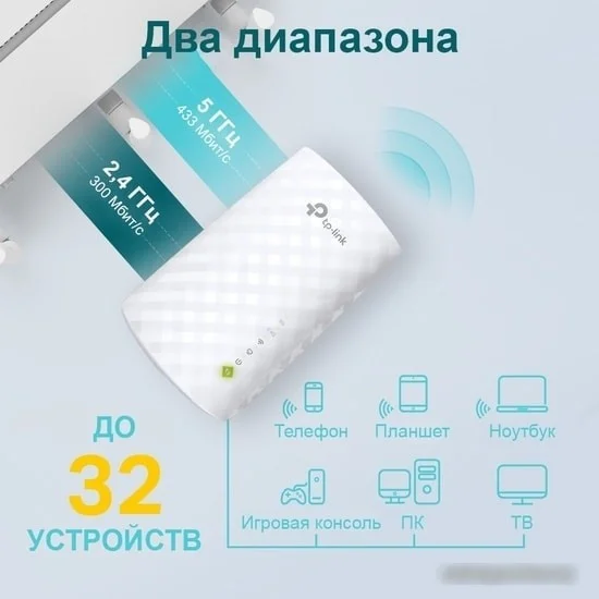 Усилитель Wi-Fi TP-Link RE220 - фото 3 - id-p225763685