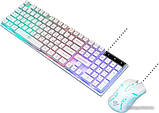 Клавиатура + мышь Nakatomi KMG-2305U (белый), фото 5