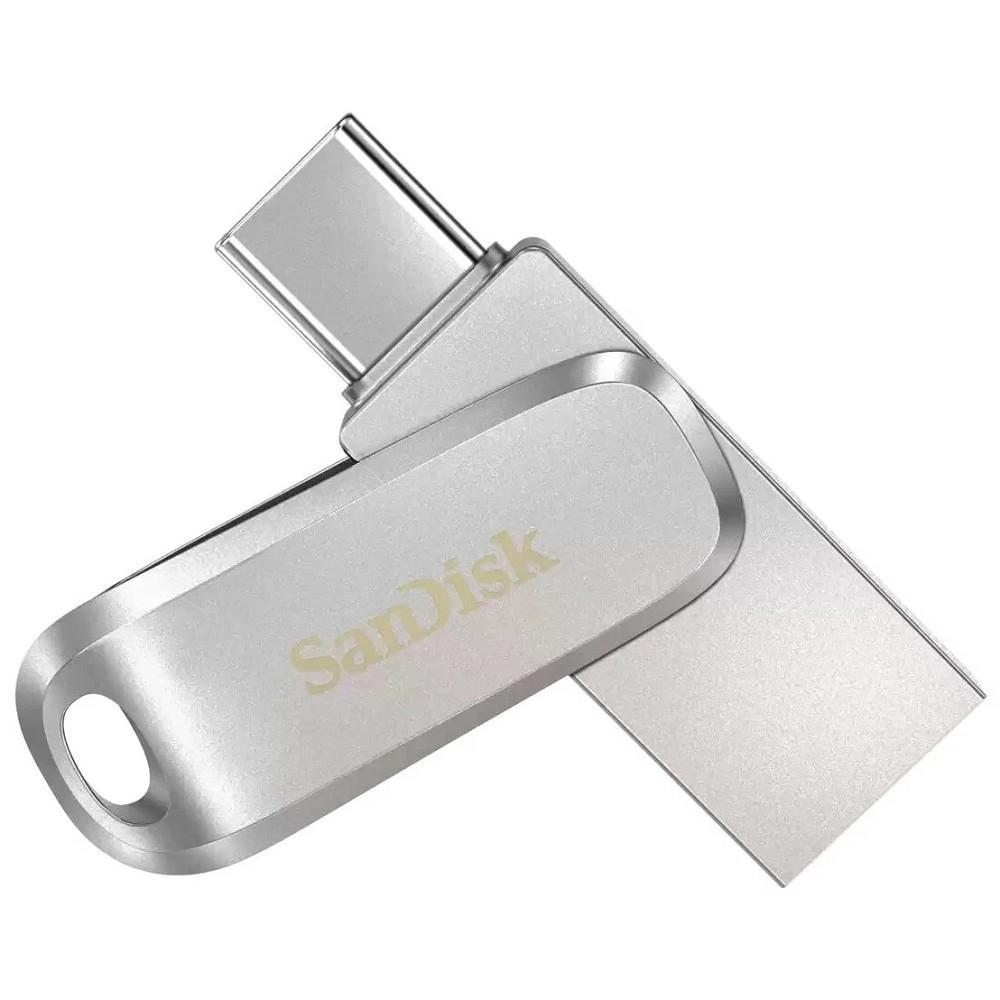 Накопитель SanDisk Ultra Dual Drive Luxe SDDDC4-256G-G46 USB3.1/USB-C OTG Flash Drive 256Gb (RTL) - фото 1 - id-p225763024