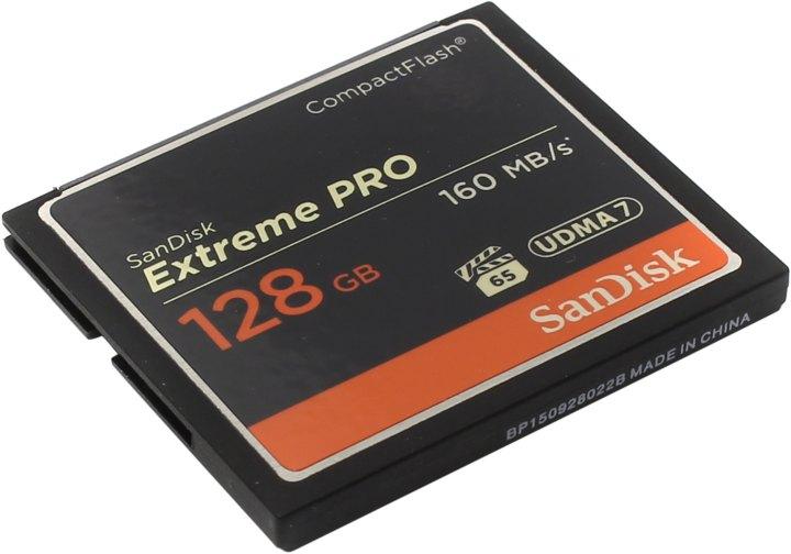 Карта памяти SanDisk Extreme Pro SDCFXPS-128G-X46 CompactFlash Card 128Gb