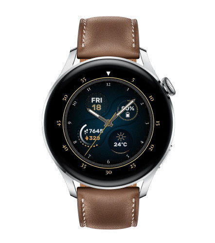 Умные часы Huawei Watch 3 Classic Edition with Leather Strap - фото 1 - id-p225764663