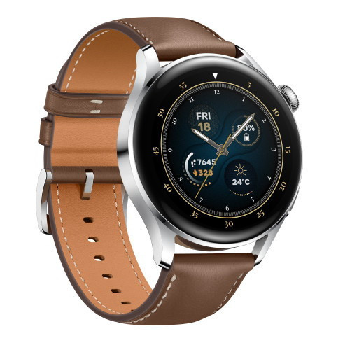 Умные часы Huawei Watch 3 Classic Edition with Leather Strap - фото 2 - id-p225764663