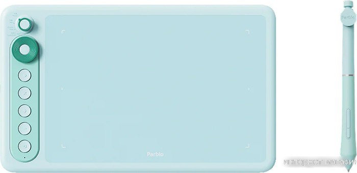 Графический планшет Parblo Intangbo X7 (голубой), фото 2