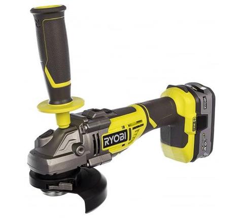 Бесщеточная углошлифмашина Ryobi ONE+ R18AG7-140S 5133004231, фото 2