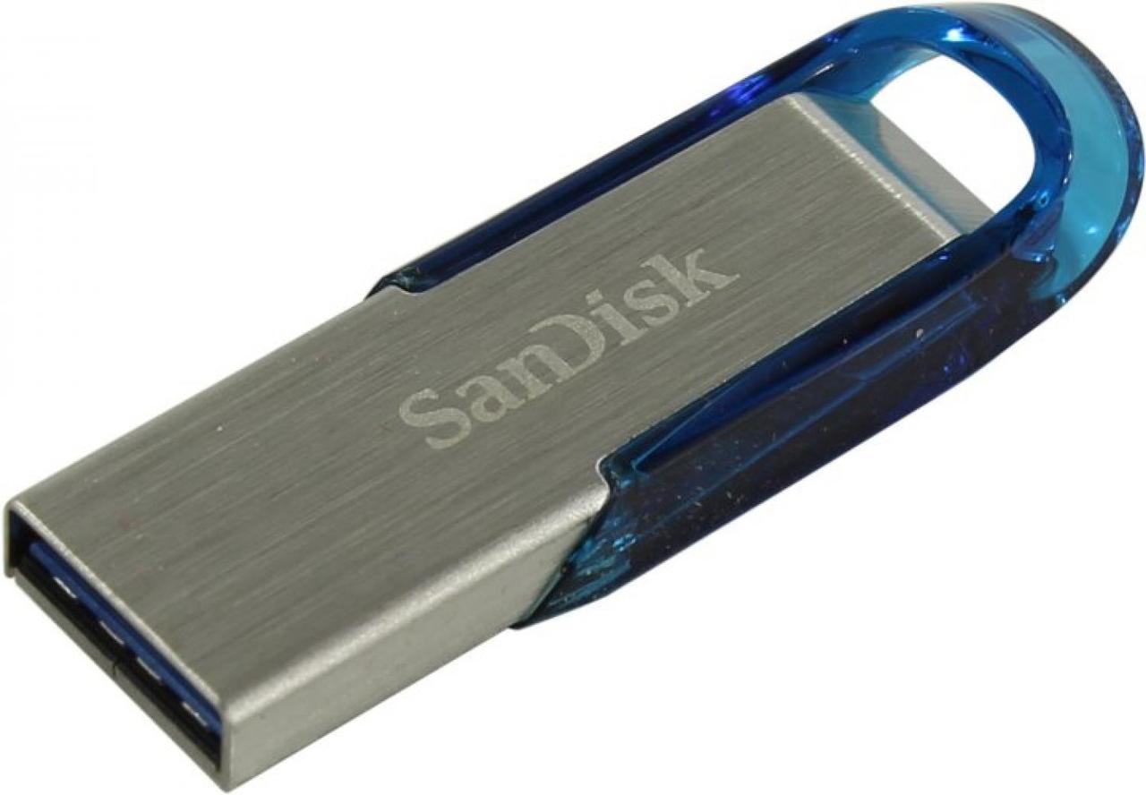 Накопитель SanDisk Ultra Flair SDCZ73-064G-G46B USB3.0 Flash Drive 64Gb (RTL) - фото 1 - id-p225762928