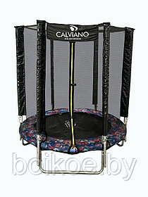 Батут с защитной сеткой Calviano 140 см (4,5ft) light складной SMILE