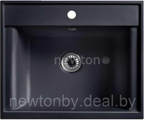 Кухонная мойка Belux SG-REC-6050 (черный обсидиан) - фото 1 - id-p225765782