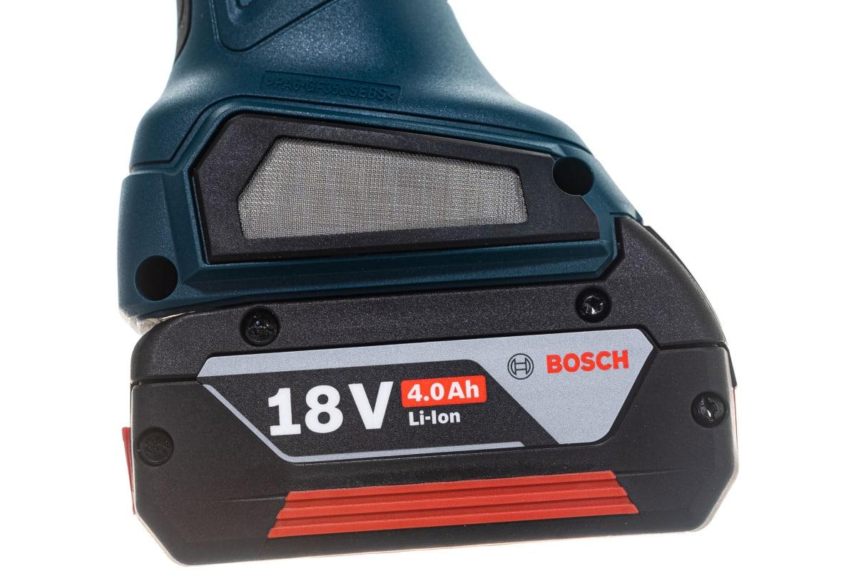 Угловая шлифмашина аккумуляторная бесщеточная Bosch GWS 180-LI (1 АКБ 4 А/ч, кейс) 06019H9025 - фото 8 - id-p225765823