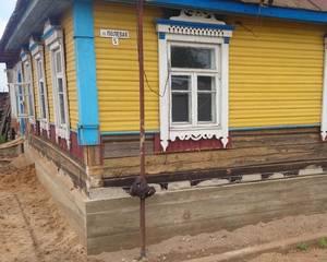 Реконструкция фундамента деревянного дома