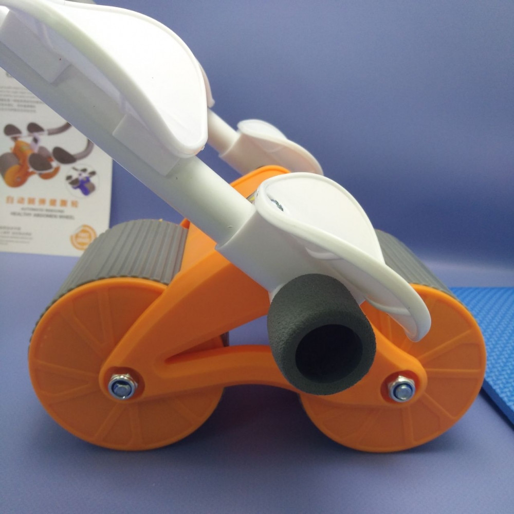 Тренажер роликовый для мышц живота и спины Automatic Rebound Healthy Abdomen Wheel / Колесо для брюшного пресс - фото 3 - id-p225765832