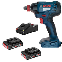 Гайковерт аккумуляторный Bosch GDX 180-LI (180 Нм, 2 АКБ 2 Ач, картон)