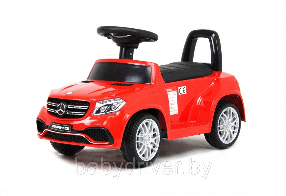 Детская машинка-каталка, электромобиль RiverToys Mercedes-AMG GLS 63 HL600 (красный) Лицензия, пульт Д/У