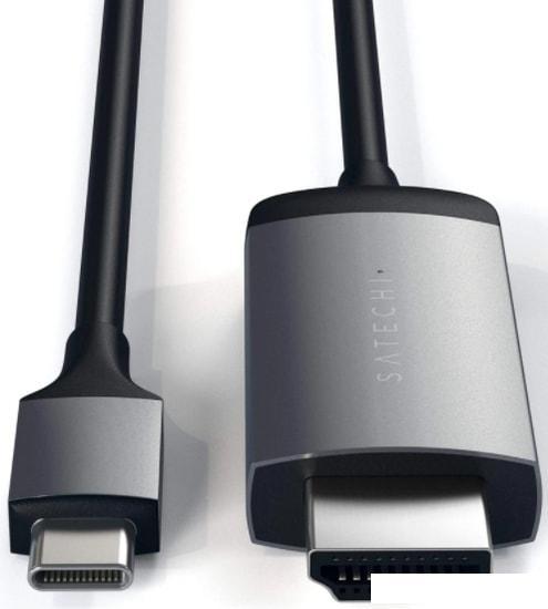 Кабель Satechi Type-C to HDMI 4K 60 HZ ST-CHDMIM - фото 2 - id-p225737562