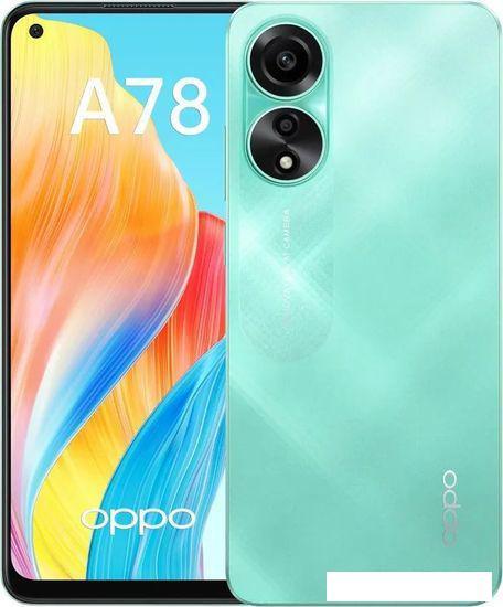 Смартфон Oppo A78 CPH2565 8GB/256GB международная версия (лазурный) - фото 2 - id-p225508219