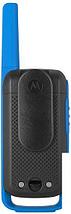 Портативная радиостанция Motorola T62 Walkie-talkie (черный/синий), фото 2