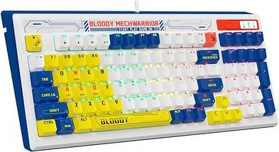 Клавиатура A4Tech Bloody B950 (белый/синий, Light Strike Libra Brown), фото 2