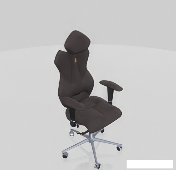 Кресло Kulik System Royal (азур, серый с подголовником) - фото 2 - id-p225508261
