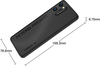 Смартфон Umidigi F3 5G 8GB/128GB (черный), фото 2