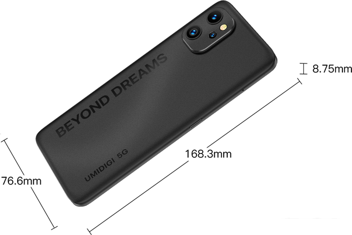 Смартфон Umidigi F3 5G 8GB/128GB (черный) - фото 3 - id-p225571640