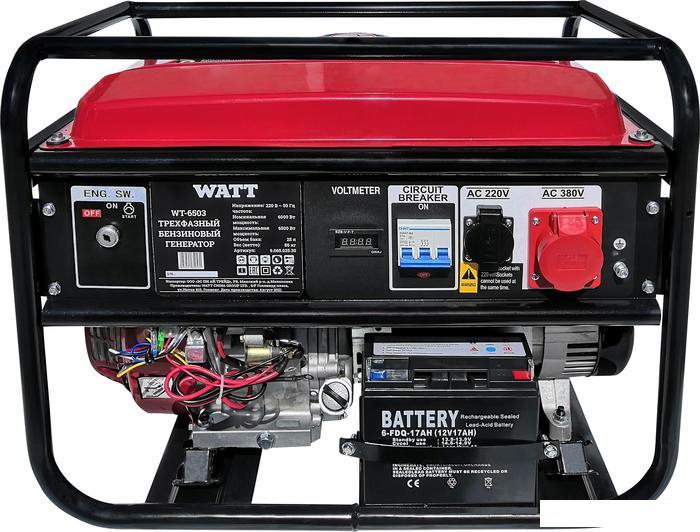 Бензиновый генератор WATT WT-6503 - фото 1 - id-p225569698