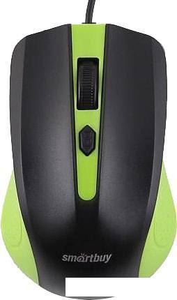Мышь SmartBuy One 352 (черный/зеленый), фото 2