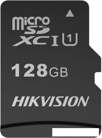 Карта памяти Hikvision microSDXC HS-TF-C1(STD)/128G/Adapter 128GB (с адаптером) - фото 1 - id-p225737831