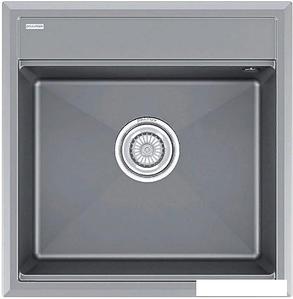 Кухонная мойка Paulmark Stepia-500 PM115051-GRM (серый металлик)