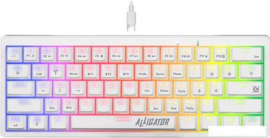 Клавиатура Defender Alligator GK-315 (белый)