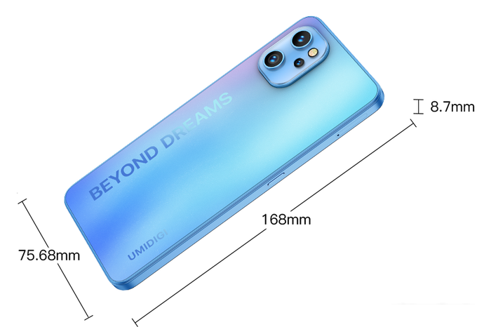 Смартфон Umidigi A13 4GB/128GB (голубой) - фото 3 - id-p225570052