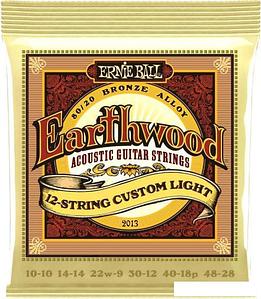 Струны для гитары Ernie Ball 2013 80/20 Custom Light 10-48