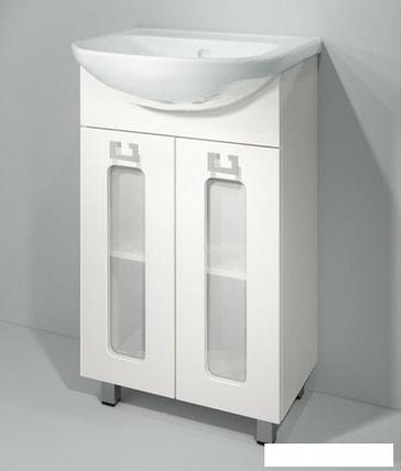 Мебель для ванных комнат Какса-А Тумба под умывальник Витраж 50 (белый), фото 2