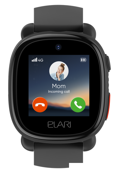 Детские умные часы Elari KidPhone 4G Lite (черный) - фото 10 - id-p225737932