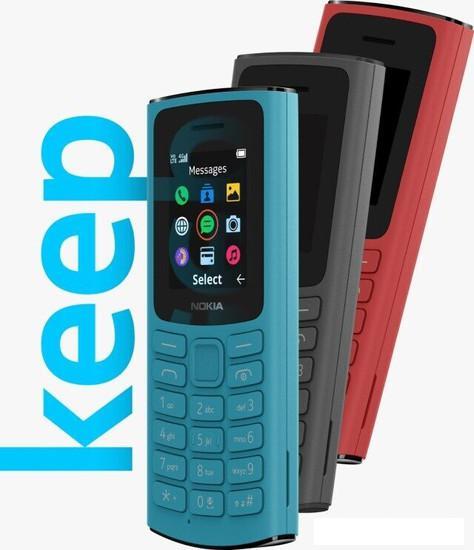 Кнопочный телефон Nokia 105 (2023) Dual SIM TA-1557 (красный) - фото 2 - id-p225737958