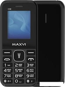 Кнопочный телефон Maxvi C30 (черный)