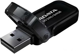 USB Flash A-Data UV240 64GB (черный), фото 3