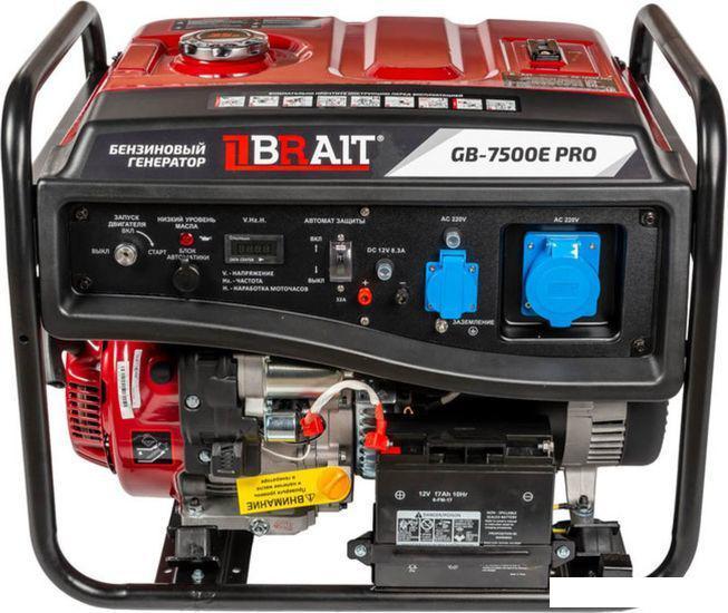Бензиновый генератор Brait GB-7500E Pro - фото 2 - id-p225557062