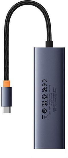 USB-хаб Baseus Flite Series 4-Port USB-C Hub B0005280A813-03 - фото 2 - id-p225739322