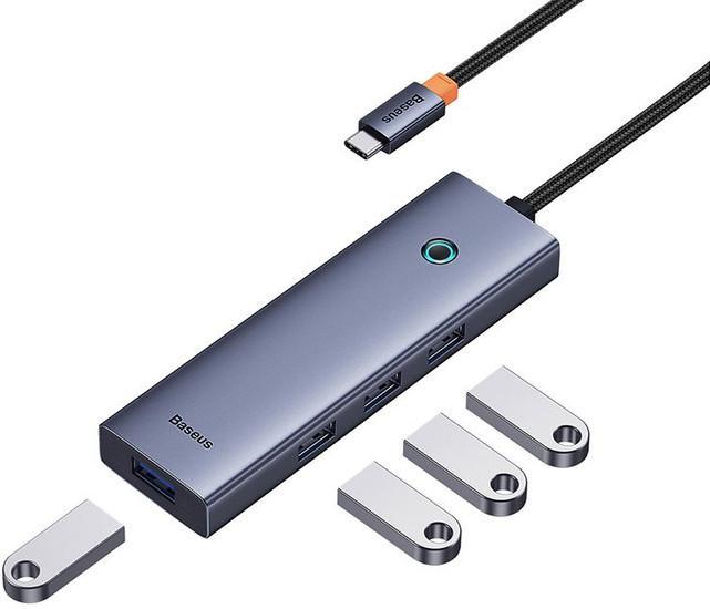 USB-хаб Baseus Flite Series 4-Port USB-C Hub B0005280A813-03 - фото 6 - id-p225739322