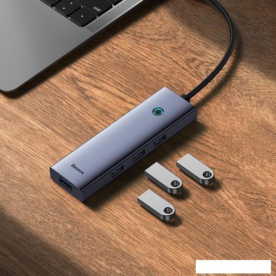 USB-хаб Baseus Flite Series 4-Port USB-C Hub B0005280A813-03 - фото 9 - id-p225739322