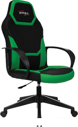 Кресло Brabix Alpha GM-018 532639 (черный/зеленый), фото 2