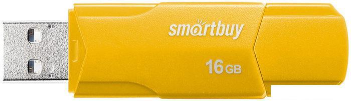 USB Flash SmartBuy Clue 16GB (желтый) - фото 1 - id-p225720862